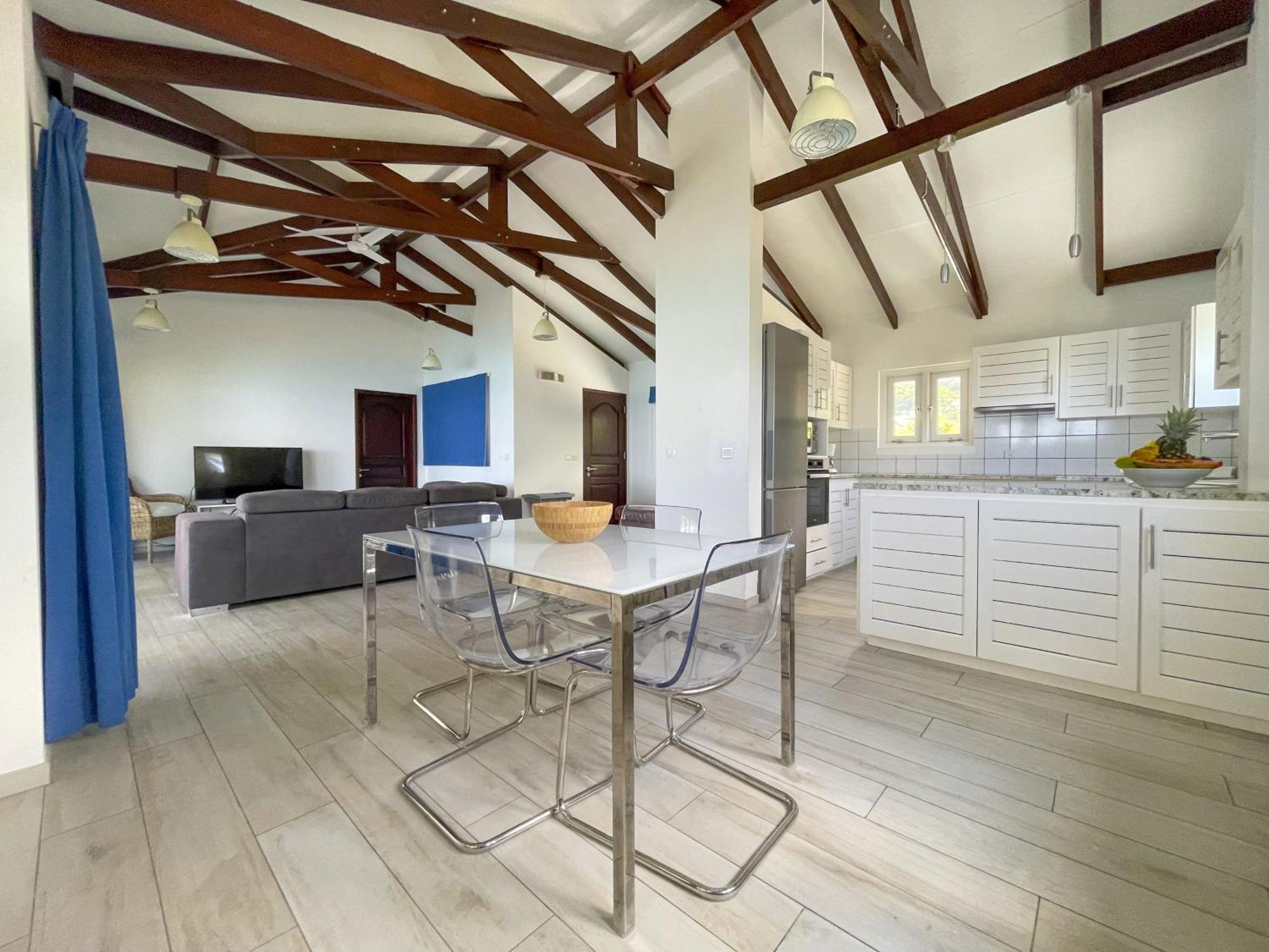 Vallonend Beachfront Villa With Excellent View Bel Ombre Exteriör bild